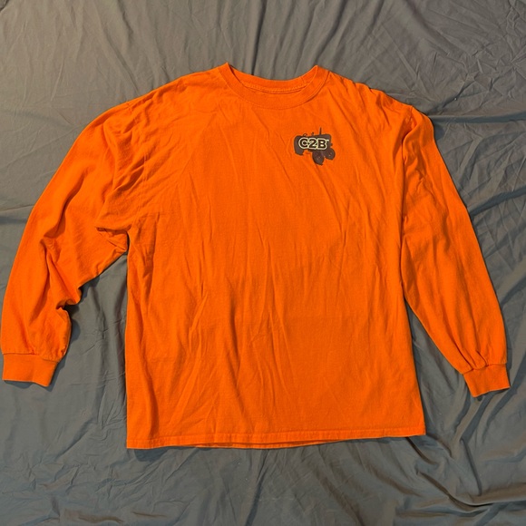 C2B Country To The Bone Long Sleeve Back Graphic Long Sleeve T-Shirt XL - Picture 2 of 6